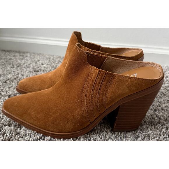 Marc Fisher Gabbi suede mule shoe women's size 7 - Picture 2 of 6
